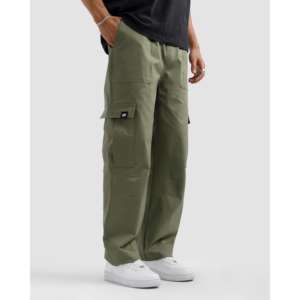 กางเกงคาร์โก้สีเขียวเซจ เอวสูง ทรงตรง แบบดินสอ ปรับแต่งโลโก้ได้ ผ้าแคนวาส แต่งซิป ผ้าขนสัตว์ทอ ไซส์ XL สีต่างๆ - Product Image 2