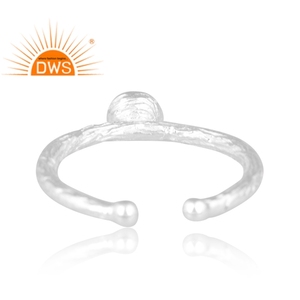 Anillo apilable de piedras preciosas de Topacio azul natural de plata de ley fina de última tendencia, fabricante de joyería personalizada - Product Image 4
