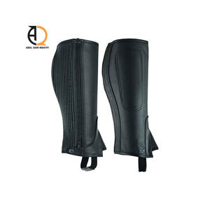 Polainas de Montar a Caballo de Cuero Elástico de Alta Calidad con Diseño Personalizado para Hombres y Mujeres - Product Image 2