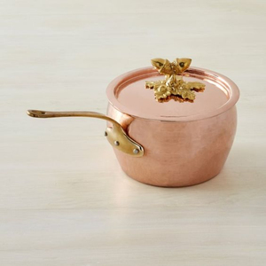 Casseroles Ruffoni de luxe pour la cuisine, en cuivre de qualité supérieure, avec une texture martelée, pour servir les aliments - Product Image 1