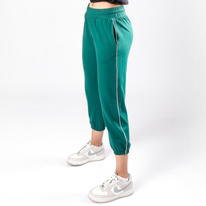 Pantalones de chándal unisex estampados de cintura alta para mujer de fabricante al por mayor, pantalones de chándal personalizados para mujer - Product Image 5