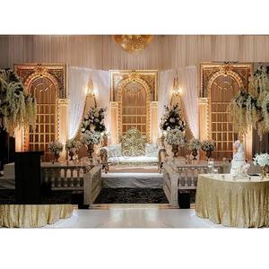 Marcos de ventana de boda de fusión para decoración de escenario, estilo de ventana de gran boda, configuración de escenario, decoración de escenario abierto de boda magnífica - Product Image 1