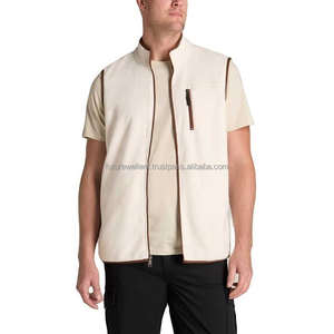 Gilet polaire pour hommes fabriqué au Pakistan à bas prix en gros avec gilet polaire pour hommes confortable respirant de qualité supérieure - Product Image 4