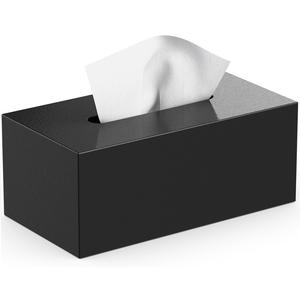 Boîte à serviettes finie argentée exquise porte-serviettes en métal au design unique pour salle de bain hôtel ou maison à usage décoratif - Product Image 6