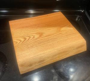 Planche à découper et plateau de service en bois, forme rectangulaire durable, épaisseur 12 mm, passe au lave-vaisselle - Product Image 1