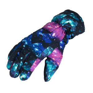 Guantes de esquí de invierno de cuero para hombre hechos a medida Pantalla táctil de estilo impreso Compatible con guantes de esquí casuales Directo desde Pakistán - Product Image 3