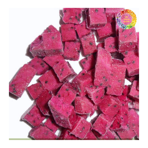 Pitaya roja congelada para alimentos y bebidas, cubos de fruta de dragón IQF congelados dulces 20x20mm, fruta de dragón congelada rápida IQF para jugo - Product Image 2