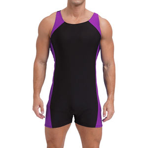 Ville Sports Customizable Men's <b>Wrestling</b> Singlets-Eco-Friendly Breathable Windproof Lightweight Heavy Duty Customized Size - Product Image 1