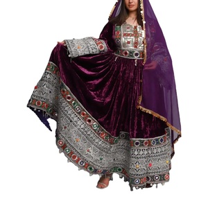 Professional Manufacturer Supplier All Types Afghan Dresses Women Modest Style Zipper <b>Lace</b> Ruffle Floor-Length Vintage - Product Image 1