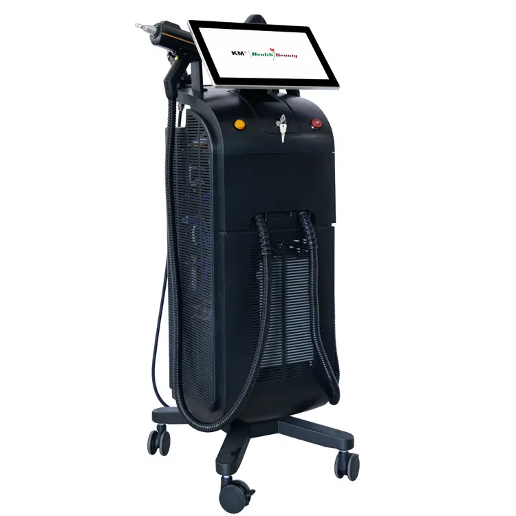 Weifang KM 4-en-1 2000W, équipement de beauté, laser, épilation des tatouages, ipl RF, machine de rajeunissement de la peau, salon de beauté