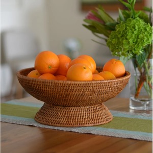 Rattan <b>table</b> <b>basket</b> for holding fruit and sweets Handmade Storage <b>Baskets</b> Natural Rattan Modern Multifunction Made in Viet Nam - Product Image 5