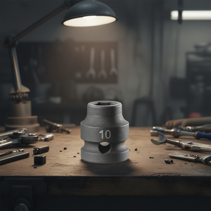 Facom 1/2'' Metric Hexagonal Stubby <b>Impact</b> <b>Socket</b> - Product Image 3