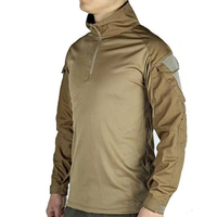 Vêtements de randonnée tactiques unisexes en polyester/coton, respirants, à séchage rapide, de haute qualité, avec logo personnalisé imprimé, service OEM.
