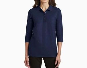 Manga corta informal de mujer de alta calidad para camisa transpirable Spandex/algodón logotipo personalizado 2017 - Product Image 2