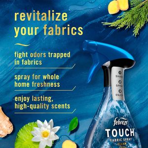 Febreze Touch Spray para Telas, Ambientador en Aerosol para Sofás y Ropa de Cama, Aroma Océano y Montaña, Multicolor, 16.9oz, 2 Unidades - Product Image 3
