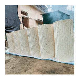 แผ่นไม้ไผ่ งานฝีมือ ตาข่ายไม้ไผ่ แผ่นสาน ทำจากช่างฝีมือชาวเวียดนาม สำหรับตกแต่งเพดาน - Product Image 4