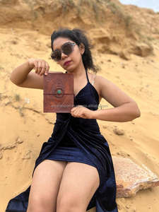 New Real Hand Tooled Leather Thread Secure Journal With Semi Precious Stone Boho Traditional Vintage Leather <b>Lock</b> <b>Travel</b> Journal - Product Image 2