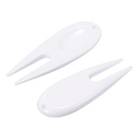 Fourche de golf en plastique Outil de réparation de marque de divot Outils de pelouse pour fixateur de divot et marqueur de pas Produits de golf essentiels