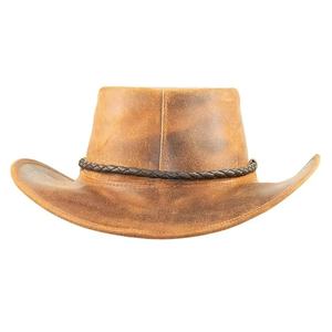 Sombrero de Vaquero Occidental de Fieltro Sintético de Alta Calidad para Hombre con Ala Ancha y Frente Clásico con Pliegue para Viajes y Actividades al Aire Libre - Product Image 2