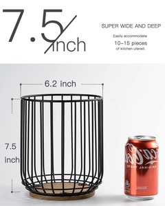 Metal cutlery <b>holder</b> for home and <b>kitchen</b> cutlery stand cutlery organizer <b>kitchen</b> <b>utensil</b> storage stand - Product Image 3
