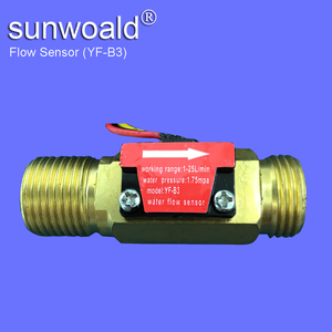 Sunwoald YF-B3 1/<span class=keywords><strong>2</strong></span> "1 ~ 25L/min真ちゅう製ウォータータービン流量センサー流量計 - Product Image 2