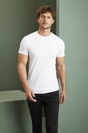 T-shirt décontracté pour homme, coupe ajustée, col rond, manches courtes, 100 % coton biologique, écologique et à séchage rapide, fabriqué à la main - Product Image 6