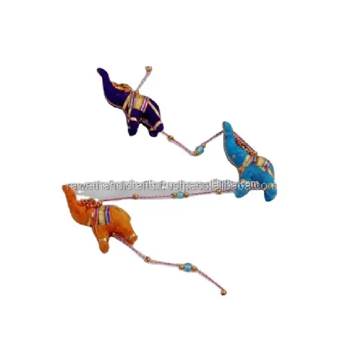 Decorative Colorful Elephant Door Side Hangings for Home Decor Purposes from Indian Manufacturer at Wholesale Prices