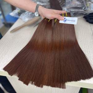 Vente en gros d'os vietnamien paquets de cheveux Remy raides avec cuticule alignée donneur unique HD dentelle 4*4 5*5 6*6 7*7 Source de cheveux chinois - Product Image 4