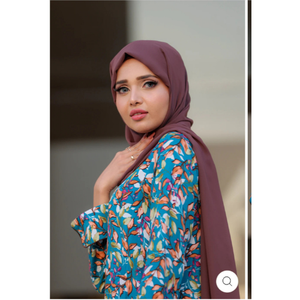 ABSTRACT MAXI BLACK BLOSSOM PARAPLUIE STYLE DESIGN ABAYA Maxi Cover-Up à manches longues pour grandes tailles OEM ODM Service par AA IMPEX - Product Image 3