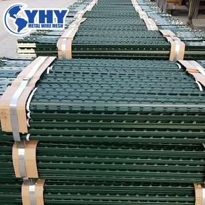 Phổ biến Mỹ trang trại <span class=keywords><strong>1</strong></span>,33lb/ft và 6 ft t-bài bền màu xanh lá cây kim loại trang trại hàng rào sắt picket - Product Image 3