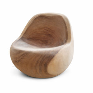 Luxury Handcrafted Solid Wood Organic Modern Lounge <b>Chair</b> Sculptural Statement Seating Living Room Apartment Villa Hotel - Product Image 1