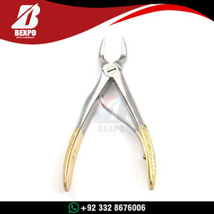 Pinzas de Extracción Dentales de Acero Inoxidable de Alta Calidad, Instrumentos Quirúrgicos Dentales Chapados en Oro de Bexpo International - Product Image 2