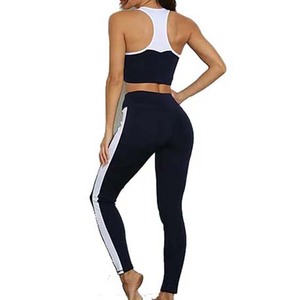Wholesale Comfortable solid women sport <b>gym</b> One shoulder design Woman Sport Yoga <b>Sets</b> with OEM service - Product Image 6