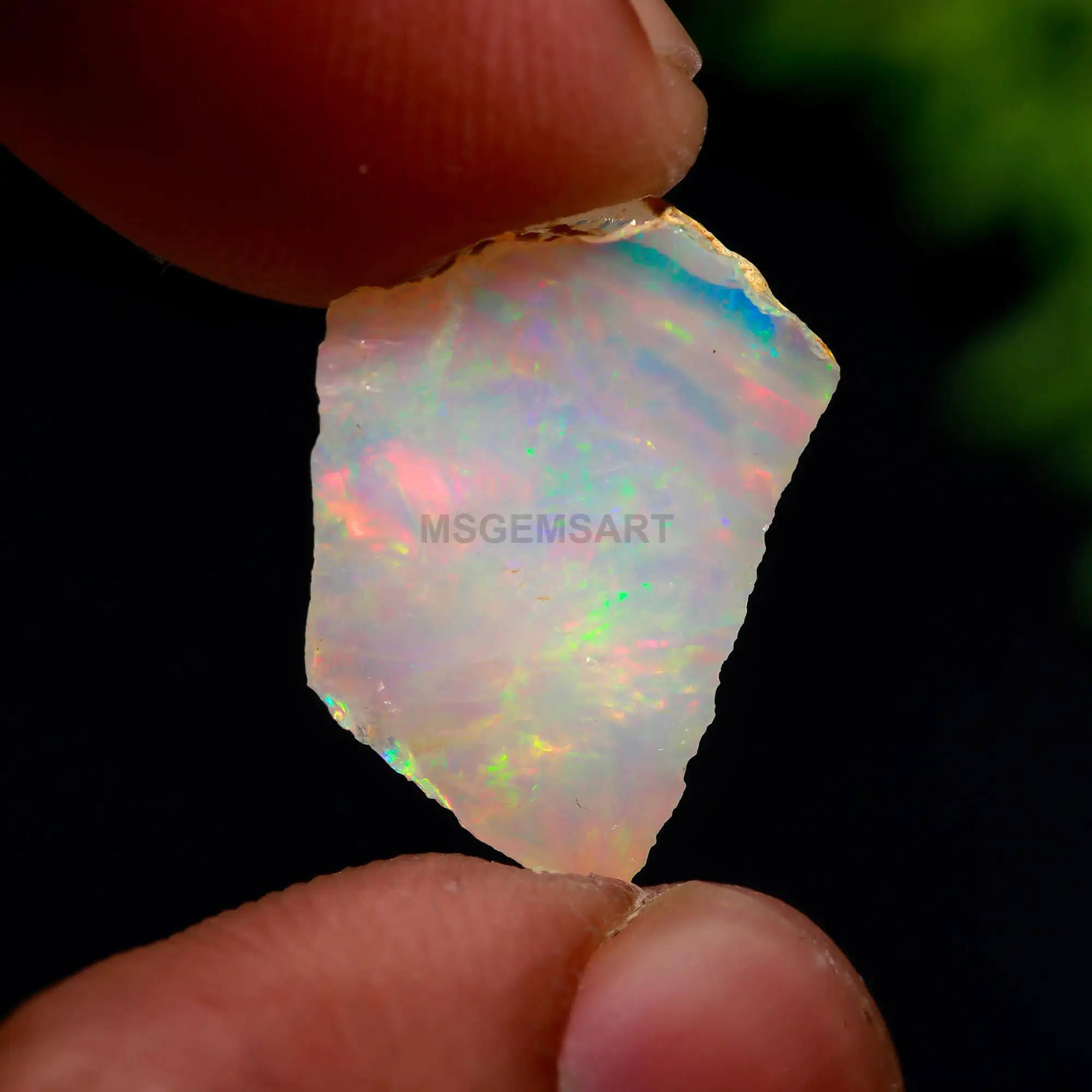 Massivopal Mehrfeueropal Rohmineral lockerer Edelstein ungeschnittenes Roherdmineral Opal Rohschmuckherstellung Roh