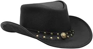 หมวกคาวบอยตะวันตกสำหรับผู้ชายหมวกคาวบอยหนังกลางแจ้งหมวกคาวบอยสำหรับผู้ชายหมวกแฟชั่นหนังแท้ออกแบบได้ตามต้องการใหม่ - Product Image 2