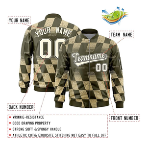 Jacket <b>Coat</b> Puffer Windproof Custom Varsity Baseball Jacket Split Letterman Bomber Windbreaker Lightweight Jacket - Product Image 3