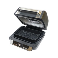Four à Air Chaud Électrique Carré Classique en Plastique, Sans Huile, pour Cuire, Frire, Rôtir, Griller, Déshydrater, Pizza, Grill, pour Camping-car et Hôtel