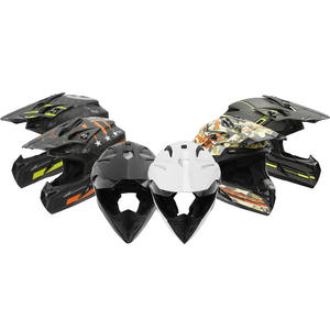 Casco Integral para Adultos con Doble Visera, Aprobado por DOT, Nuevo, Tallas M, L, XL, XXL, ABS Termoplástico, para Todas las Estaciones, Garantía de 12 Meses, Motocross Todoterreno - Product Image 2