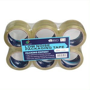 Cinta Adhesiva Transparente de BOPP de Una Cara para Sellado de Cajas, Precio con Descuentos - Product Image 1