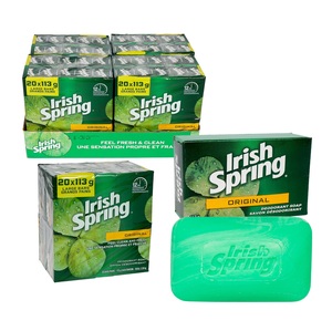 Savon en barre Irish Spring pour hommes, éclaircissant et hydratant, parfum frais et propre 12 heures, formule à l'huile d'olive, savon pour le corps et les mains - Product Image 5