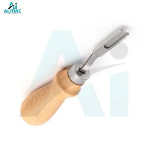 Biseleur de bord en cuir manuel ALMAC, robuste et durable, qualité médicale, usage professionnel, lame en acier tranchante, finition lisse et propre - Product Image 3