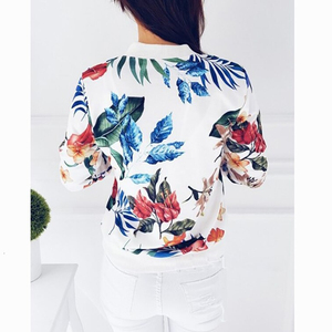 Top Trending Hot Sale Chaqueta de bombardero hecha a medida de moda elegante de Invierno para mujer Impresión de transferencia de calor a prueba de viento de secado rápido - Product Image 5