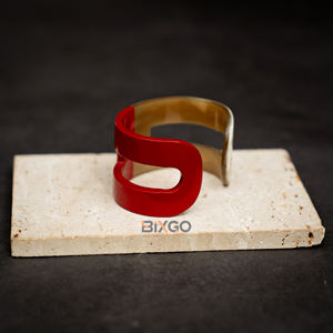 New Arrival <b>Fashionable</b> Custom Natural Buffalo Horn Cutout Design Handicraft <b>Cuff</b> <b>Bracelets</b> Accessory - Product Image 4