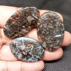 Bâton naturel Agate Cabochon pierre précieuse polie pierre lâche pour bijoux - Product Image 1