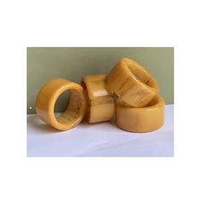 Servilleteros de madera con acabado vibrante, tonos llamativos, estilo americano, ecológico para decoración de mesa de fiesta temática, ocasiones especiales - Product Image 1