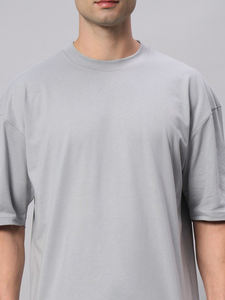 Conjunto de Camiseta y Pantalones Cortos de Verano de Algodón Transpirable de Alta Calidad, Conjunto Deportivo Informal de 2 Piezas con Mangas Cortas para Hombre - Product Image 6