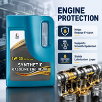 Huile moteur entièrement synthétique SINOPEC 5W-30 API SP ILSAC GF-6A pour voitures à essence modernes 4L/3,5kg