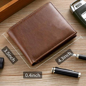 Cartera de Cuero Grabada Personalizada con Diseño de Moda y Múltiples Bolsillos, Nueva y Elegante, de Alta Calidad con el Mejor Material - Product Image 2