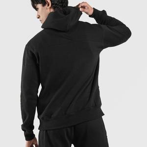 Ensemble de survêtement noir pour homme, sweat-shirt et jogging en molleton, vêtements de sport décontractés chauds d'hiver, ensemble coordonné, vêtements de sport élégants, tenue de plein air - Product Image 6