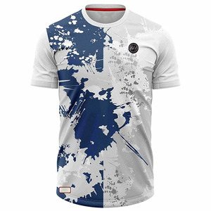 Camisetas de Compresión de Algodón y Poliéster Personalizadas al por Mayor para Hombre, Diseño por Sublimación, Tela de Lona Transpirable de Secado Rápido - Product Image 4